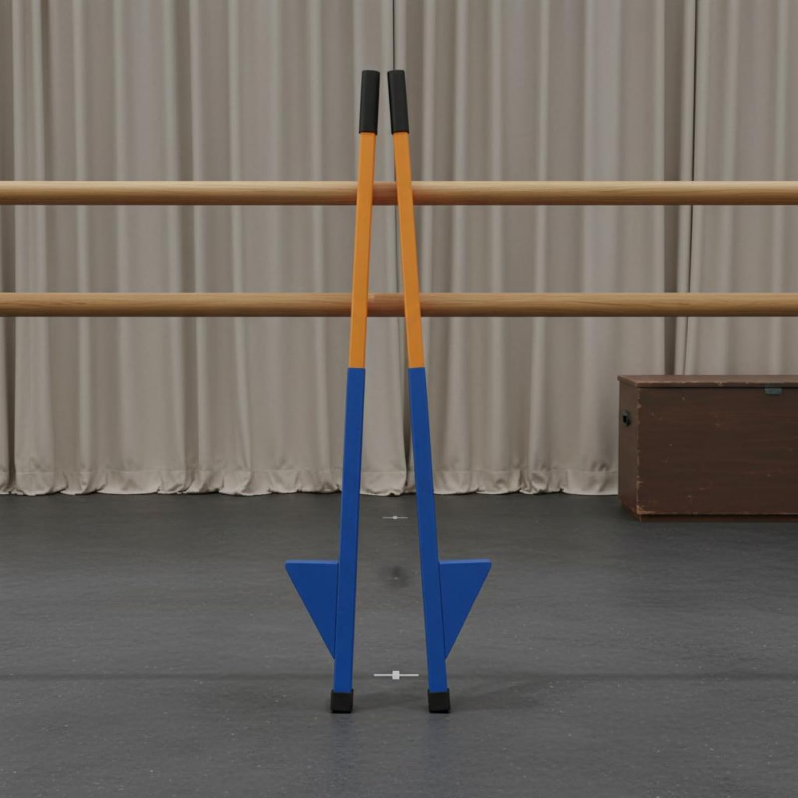 Trampoli Legno Naturale con Piattaforma Trampoli 90 Cm Coordinazione Gioco di Equilibrio, Rosa, 90
