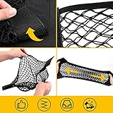 HAKACC Car Boot Storage Net 2 PCS, Campervan Accessories for Van, Caravan, Trunk, Cargo, Camping, Car Organiser Essentials 40x24cm - Image 4