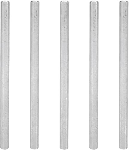 Miniatura 3 de 5 unidades DShaft, 410100060100, acero inoxidable, Φ6mm, compatible con robots LEGo Gobilda TETRIX, con su tamaño compacto de 3.9 x 0.2 in