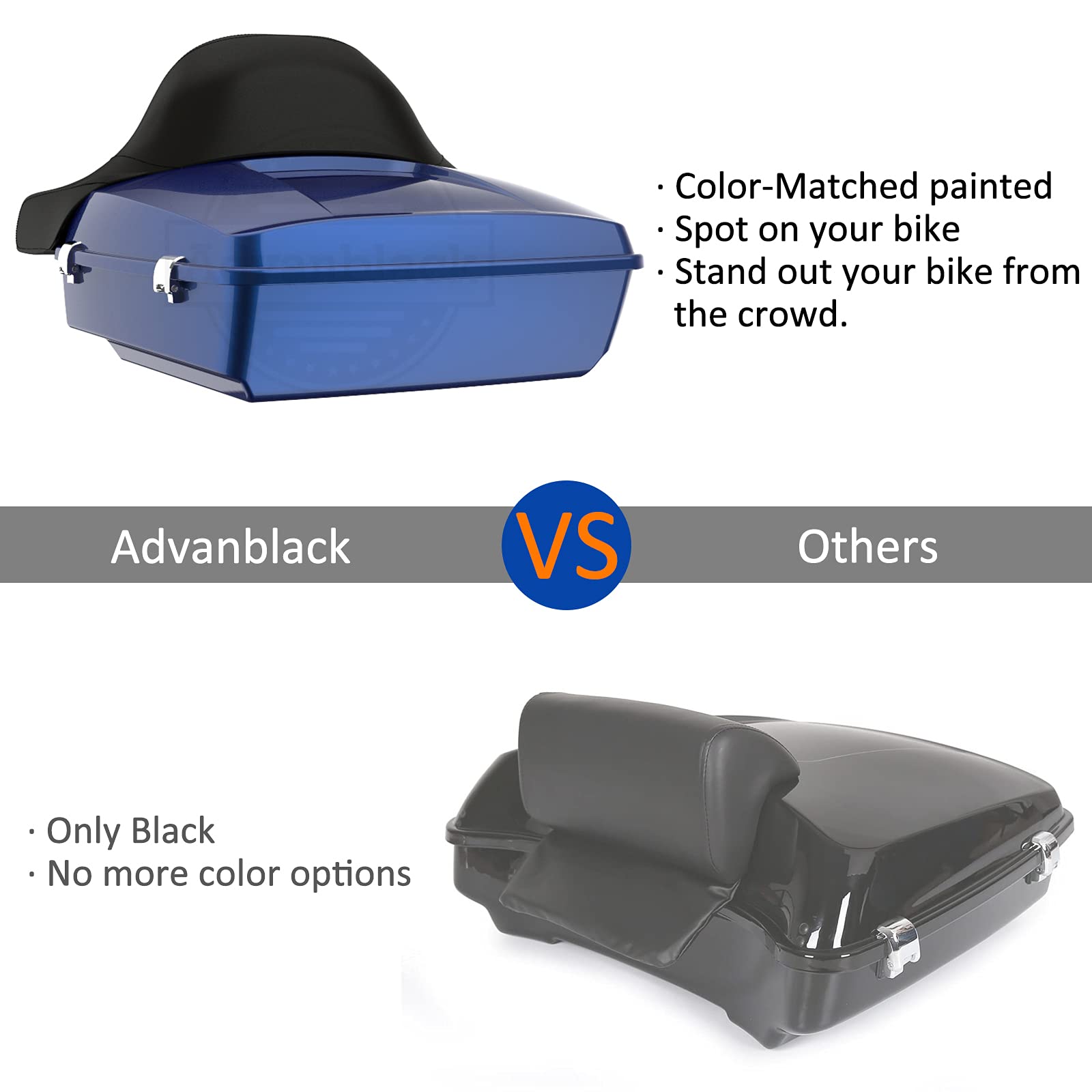 Amazon.com: Chopped Tour Trunk Pack Superior Blue Tour Trunk
