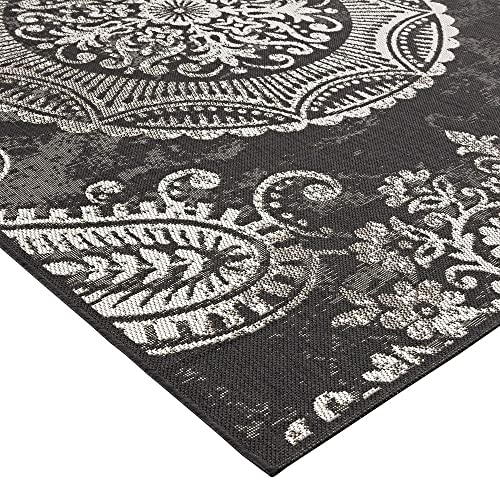 Balta Rugs Townley Medallion Flatweave Indoor/Outdoor Area Rug #TOP4