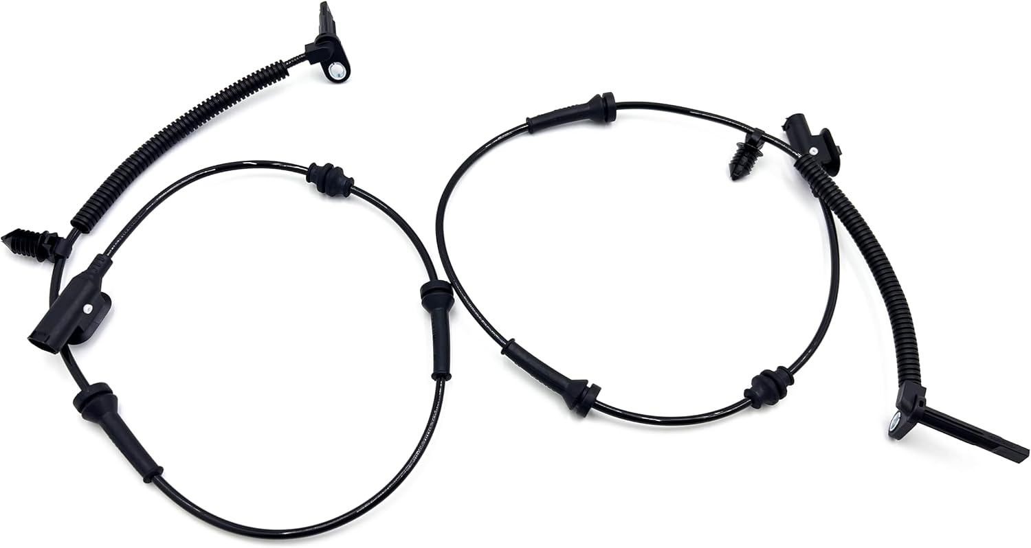 2Pcs Front Left and Right ABS Wheel Speed Sensor Compatible with Jeep 2014-2023 Cherokee L4 V6 2.0L 2.4L 3.2L w/Standard Suspension Replaces 68141887AB 68141887AC ALS2805