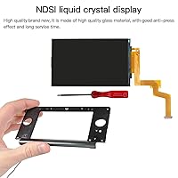 Vista 5 de Reemplazo superior superior de pantalla de cristal LCD para Nintendo nuevo 2DS XL LL con destornillador de pH de 0.059 in