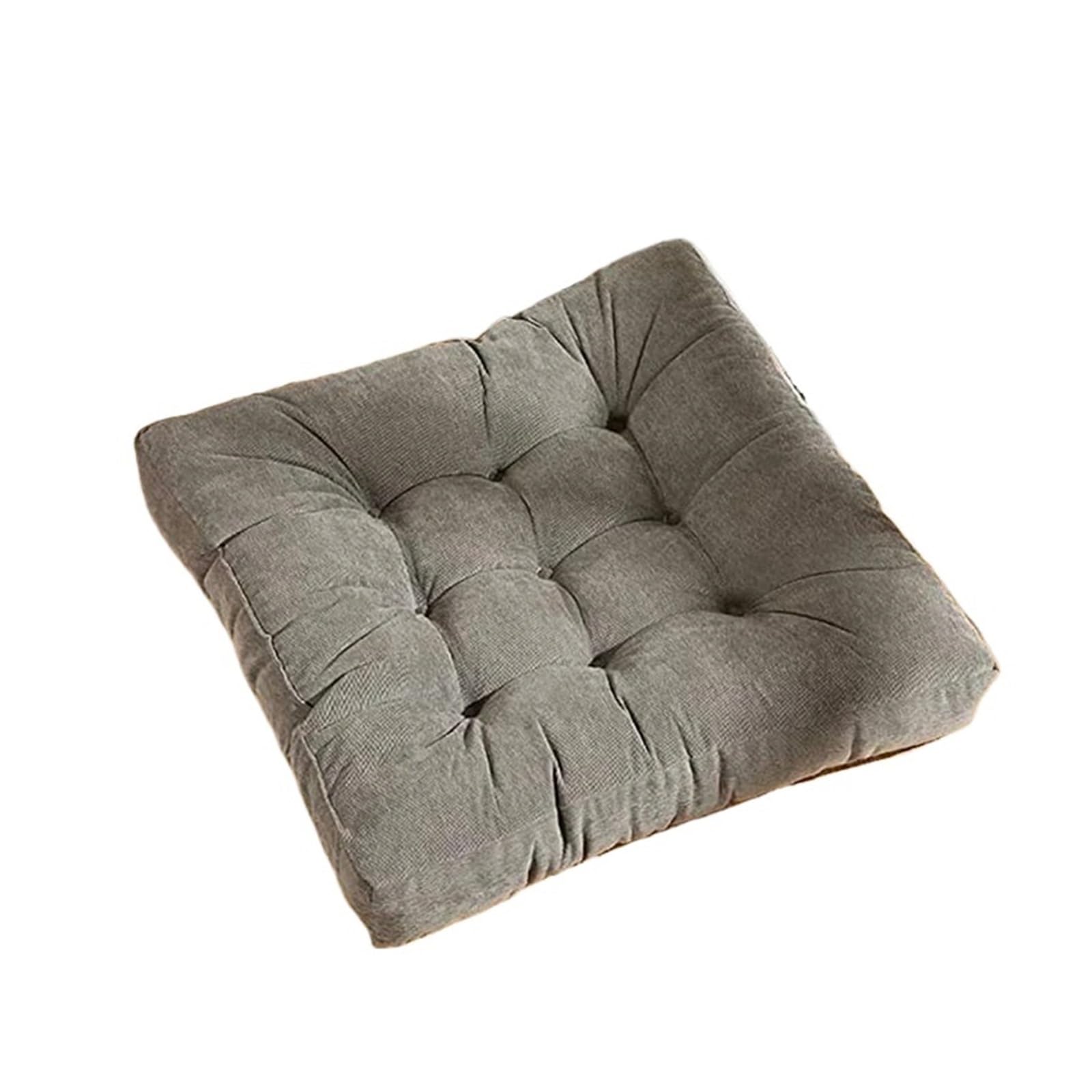 VMDVBNA chair cushions Oversized Tufted Floor Seat Cushion Office Chair Square Tatami Pillow for home(Color6,45x45cm)