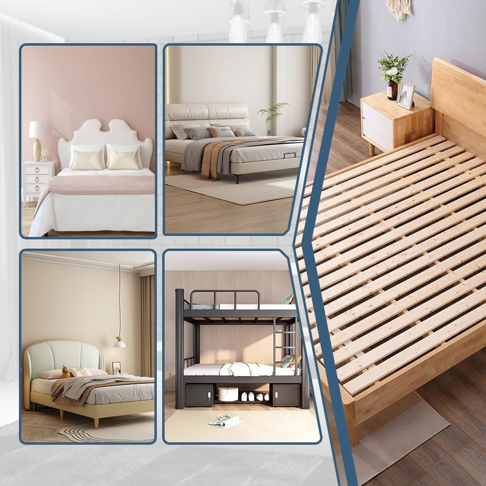 Sagging Mattress Support, Foldable Bed Slats, Heavy Duty Wooden Breathable Sofa Cushion Support Slats, Roll-Up Improved Comfort and Support Bed Frame, Improve Sleep and Back,100x200cm