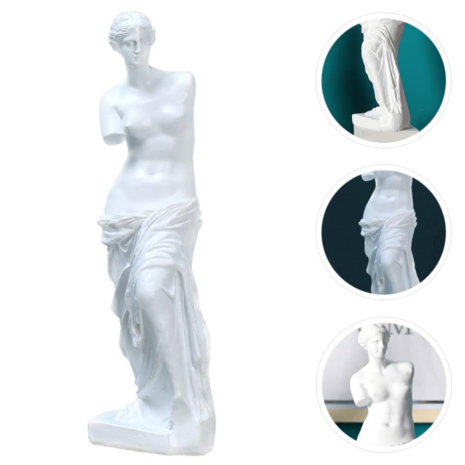 Decorazione da scrivania, Statua Artistica, Scultura - Figurina Decorativa da scrivania, Statua Greca di David, Scultura in Resina per scrivania, Statua di David, Pratic