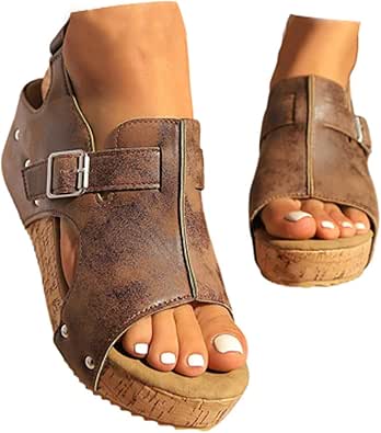 Sandales orthopédiques avec soutien de la voûte plantaire pour femme