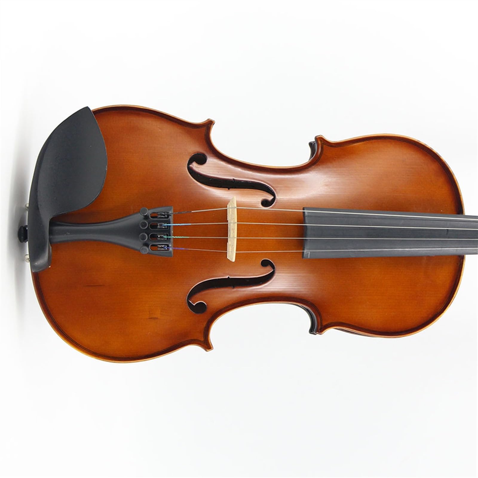 Violine 4/4 Anfängervioline Tigerhautmuster Handgemachte Übungsvioline Aus Massivholz(4/4)