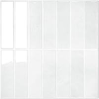 STICKGOO 10-Sheet Thicker Peel & Stick Backsplash Tiles - Self-Adhesive Vinyl Wall Tiles for Kitchen Bathroom