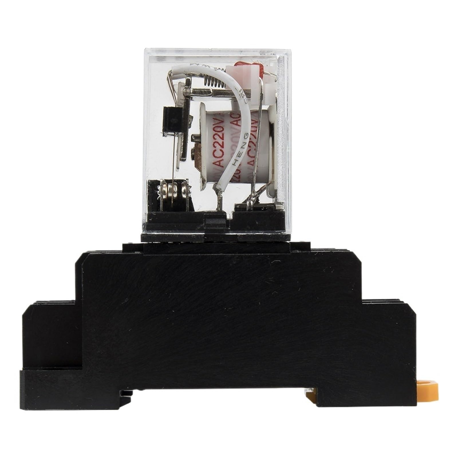 Relé electromagnético con indicador LED, lote de 10 unidades, con base de zócalo, serie LY2 HH62P, CA 220 V, 110 V, 24 V, 12 V, LY2NJ HH62PL(12VDC)