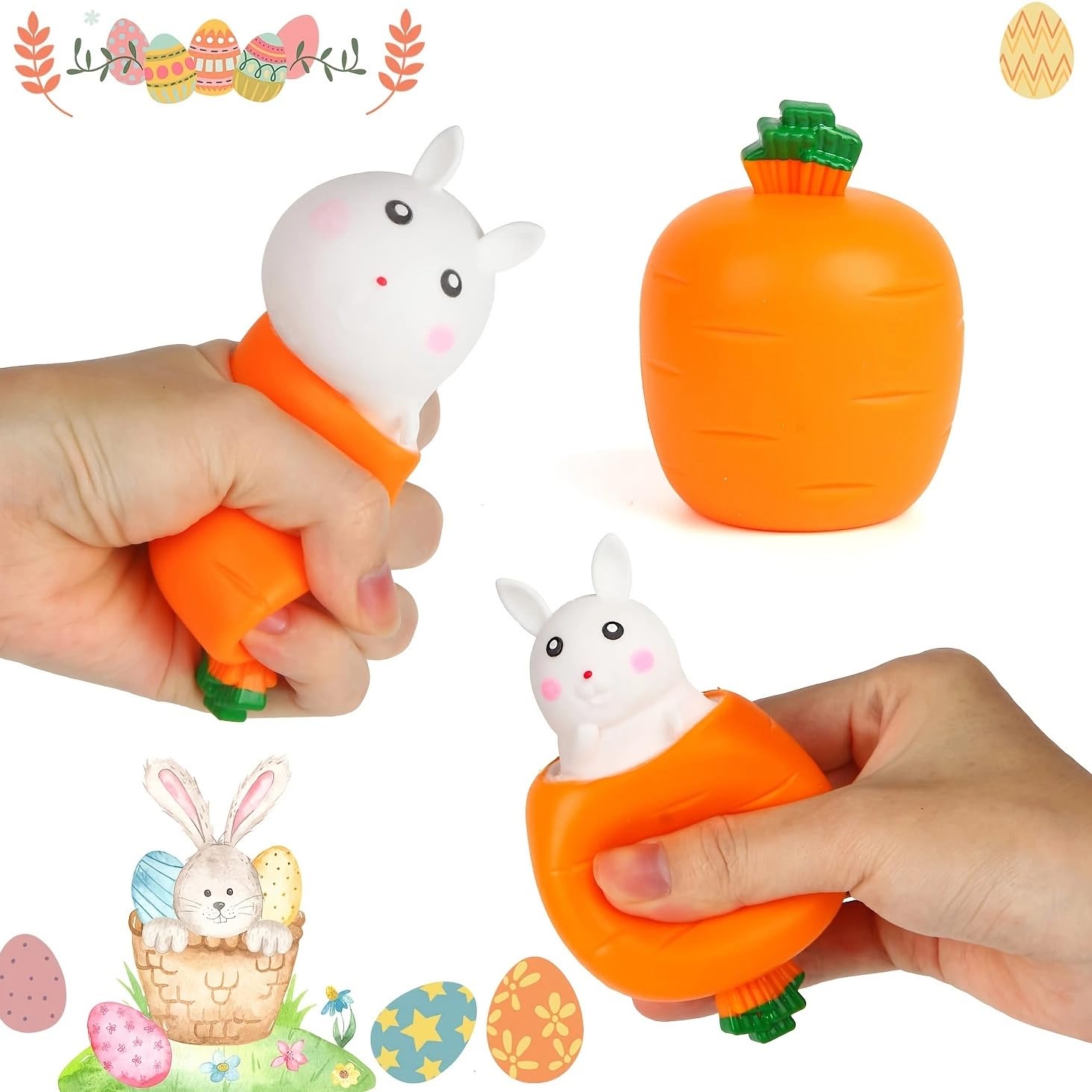 Verbier Cute Pop Up Rabbit Toy/ Squeezy Carrot Rabbit Toy for Stress Relief/ Carrot Cup Squishy Rabbit Toy Cute Funny Toys for Kids and Adults Pack of 1 Multicolor (B0DFGSW8NW) Amazon Price History, Amazon Price Tracker