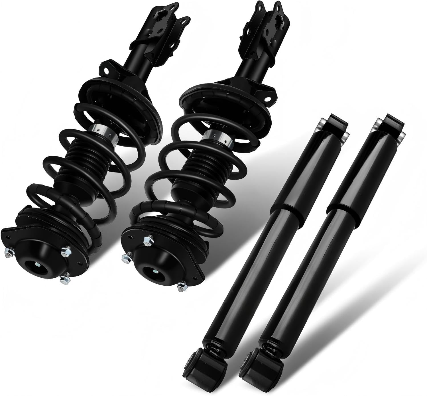 SCITOO - 2Pcs Front Complete Struts Spring Assembly + 2Pcs Rear Shock Absorbers Fits 2005-2010 for Chevy Cobalt,2006-2011 for Chevy HHR Full Set Front Rear Complete Struts 172179L 5779 - Set of 4