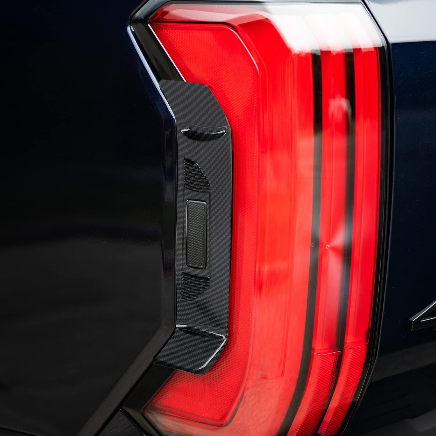 HIGH FLYING 2022 2023 2024 2025 2026 for Toyota Tundra Exterior Accessories Tail Light Side Strip Decor Trim ABS Carbon Fiber 2pcs