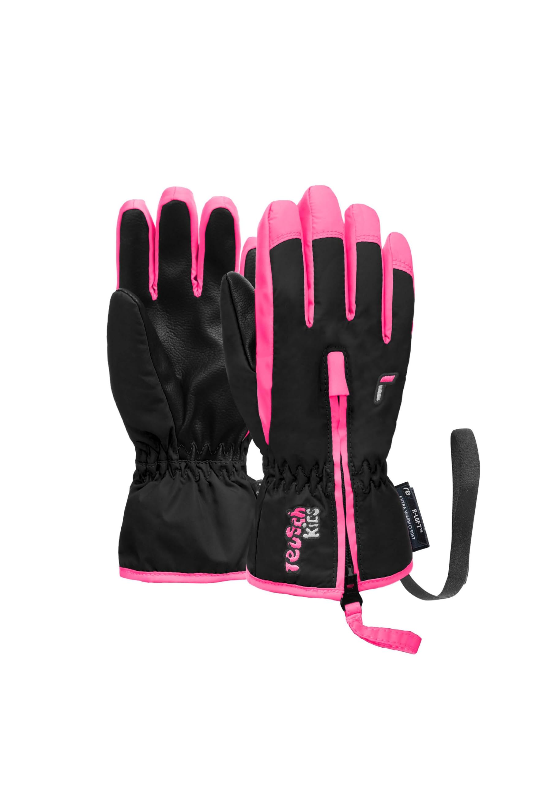 Reusch Winterhandschuhe für Babys & Kinder | extra warm & Winddicht | atmungsaktiv, Reißverschluss für leichtes Anziehen, Kinderhandschuhe für Alltag, Schnee & Outdoor, 3-6 Jahre, Ben