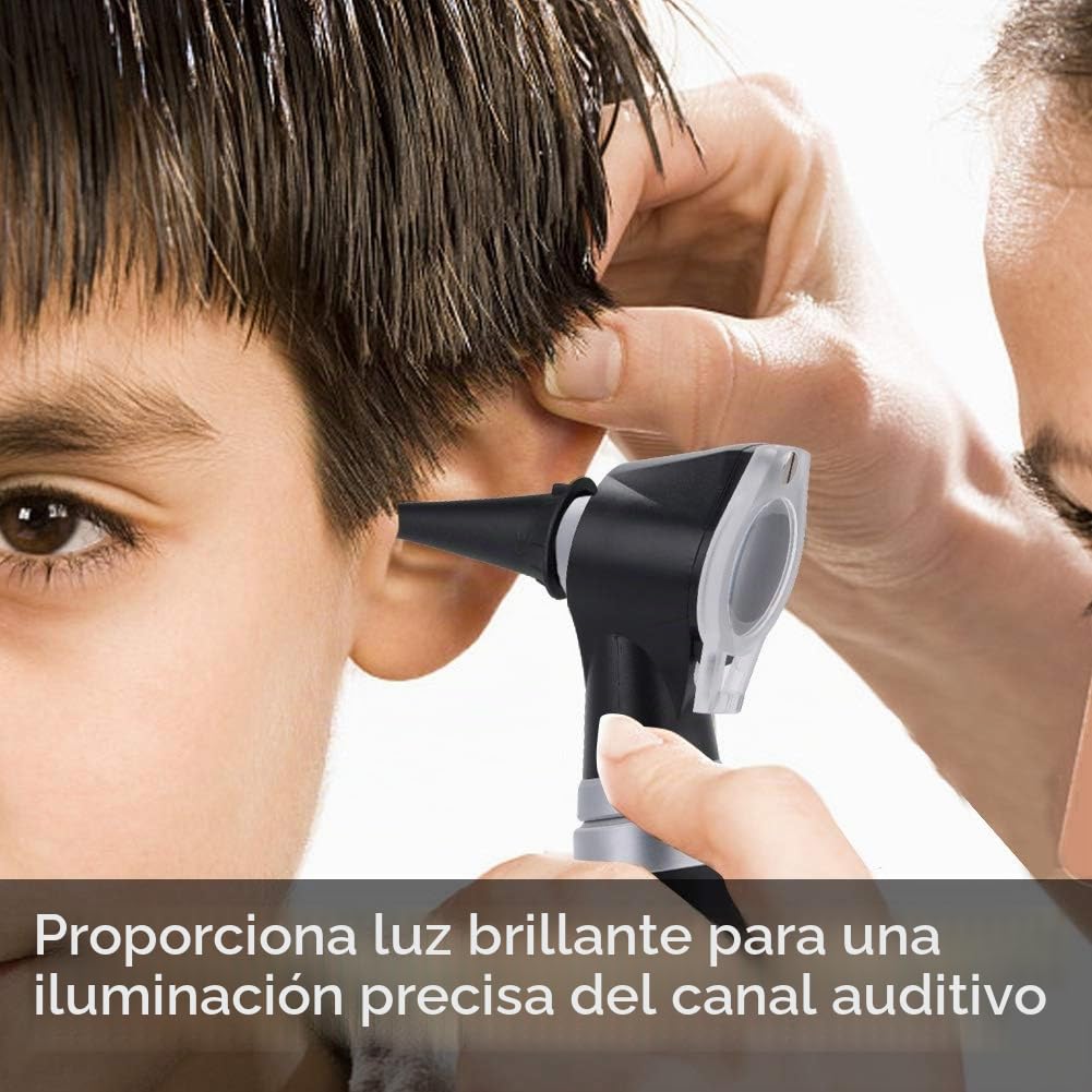 Espéculo del oído, lámpara LED clínica de la lupa del espéculo del cuidado del oído del otoscopio del diagnóstico médico