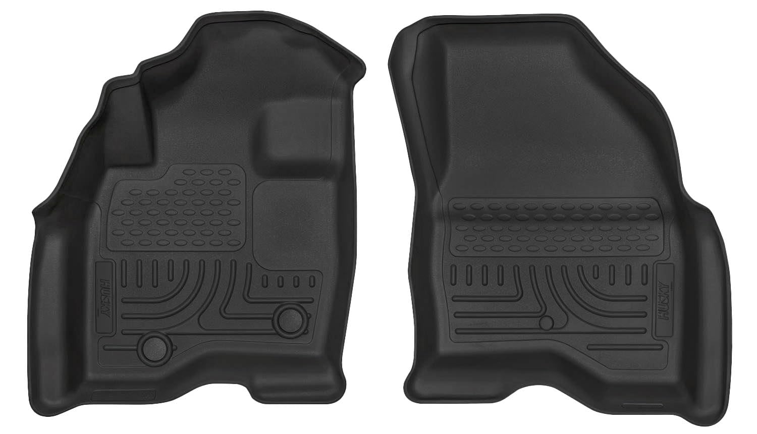 Husky Liners Weatherbeater Floor Mats Fits 2015-2019 Ford Explorer Front Row 2-pc Black - 13761