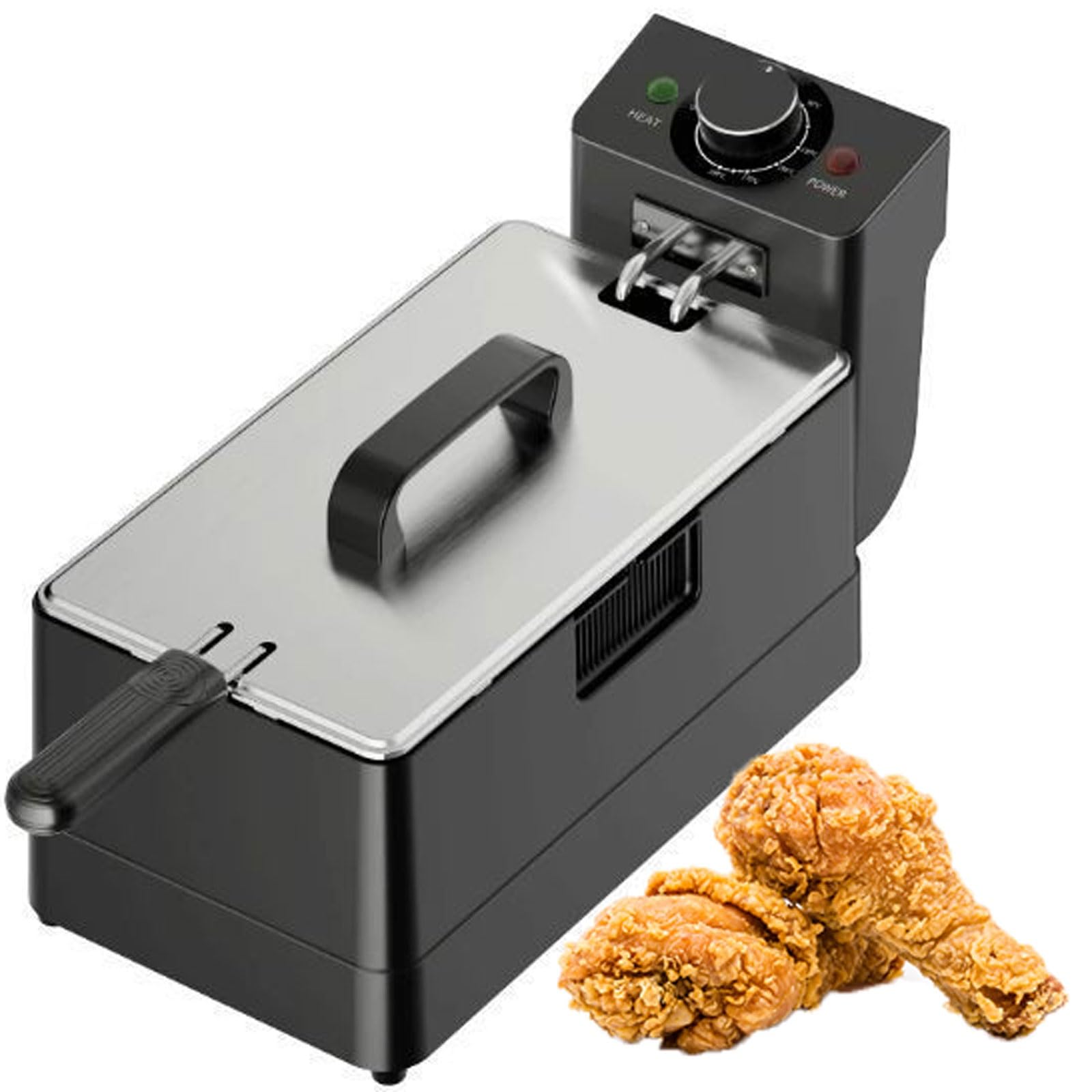 Amazon.co.jp: 500W 業務用カウンタートップディープファット 