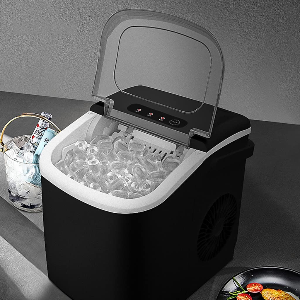 RJJ Fabricante de Hielo pequeño hogar Comercial de 15 kg Dormitorio automático Fabricante de Hielo