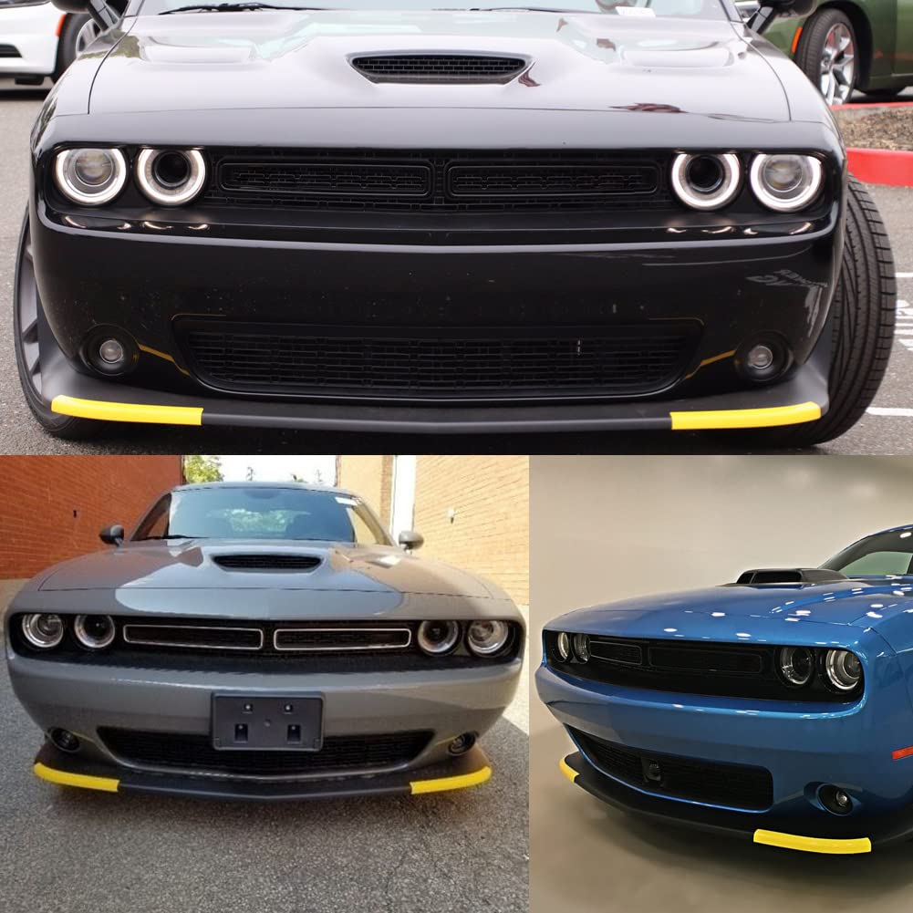 Front Bumper Lip Protector Cover For Dodge Challenger Scat Pack 2015 2020 Bumper Diffuser Spoiler Splitter Guard I.60629186