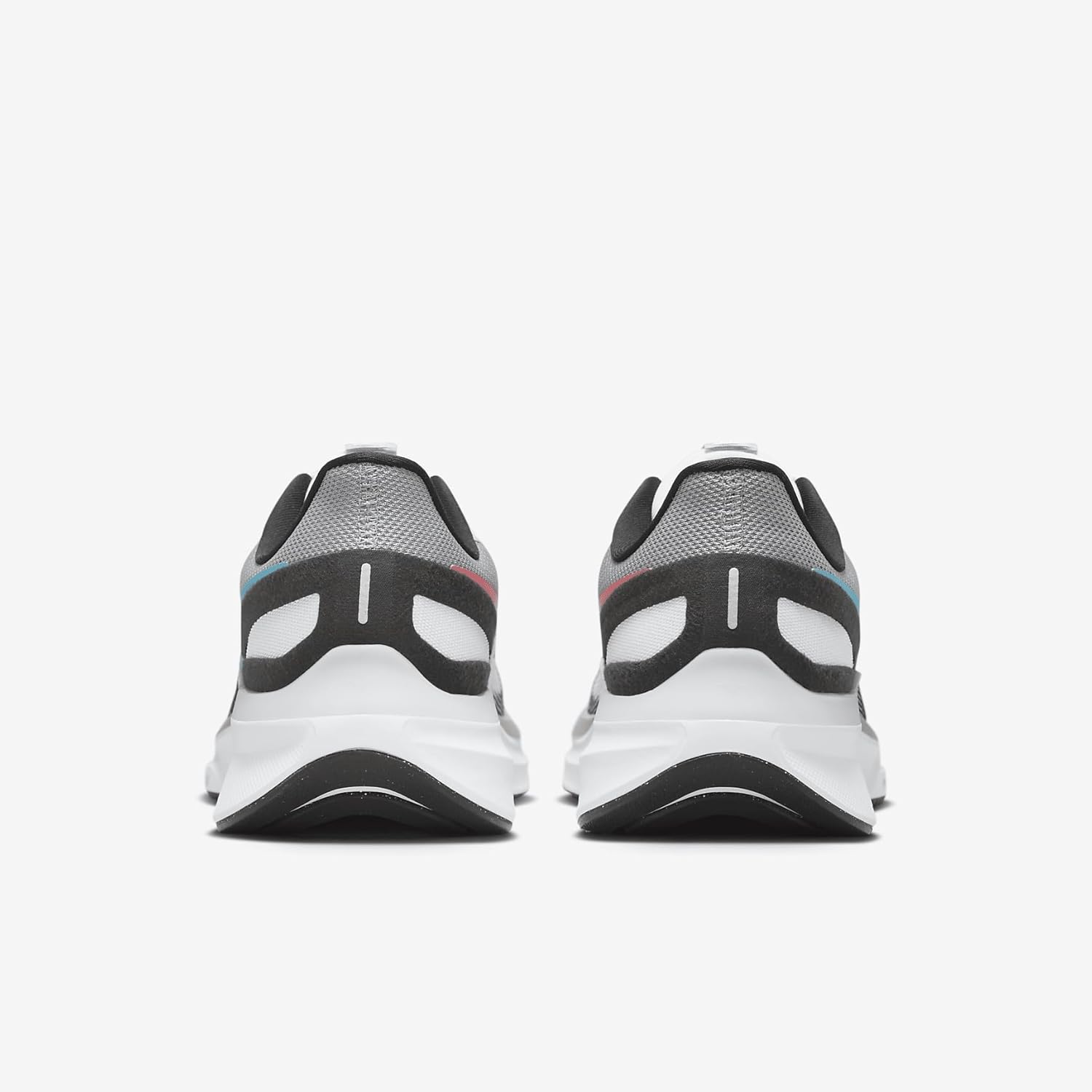 Nike Structure 25 Men's Road Running Shoes (DJ7883-109, White/Black/Hot Lava/Gamma Blue) Size 11.5