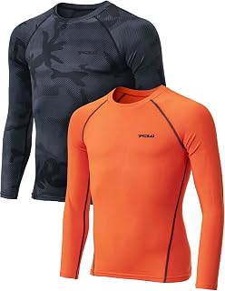 Kid's & Boy's and Girl's Thermal Long Sleeve Tops, Crew Neck Fleece Lined Compression Base Layer Shirts