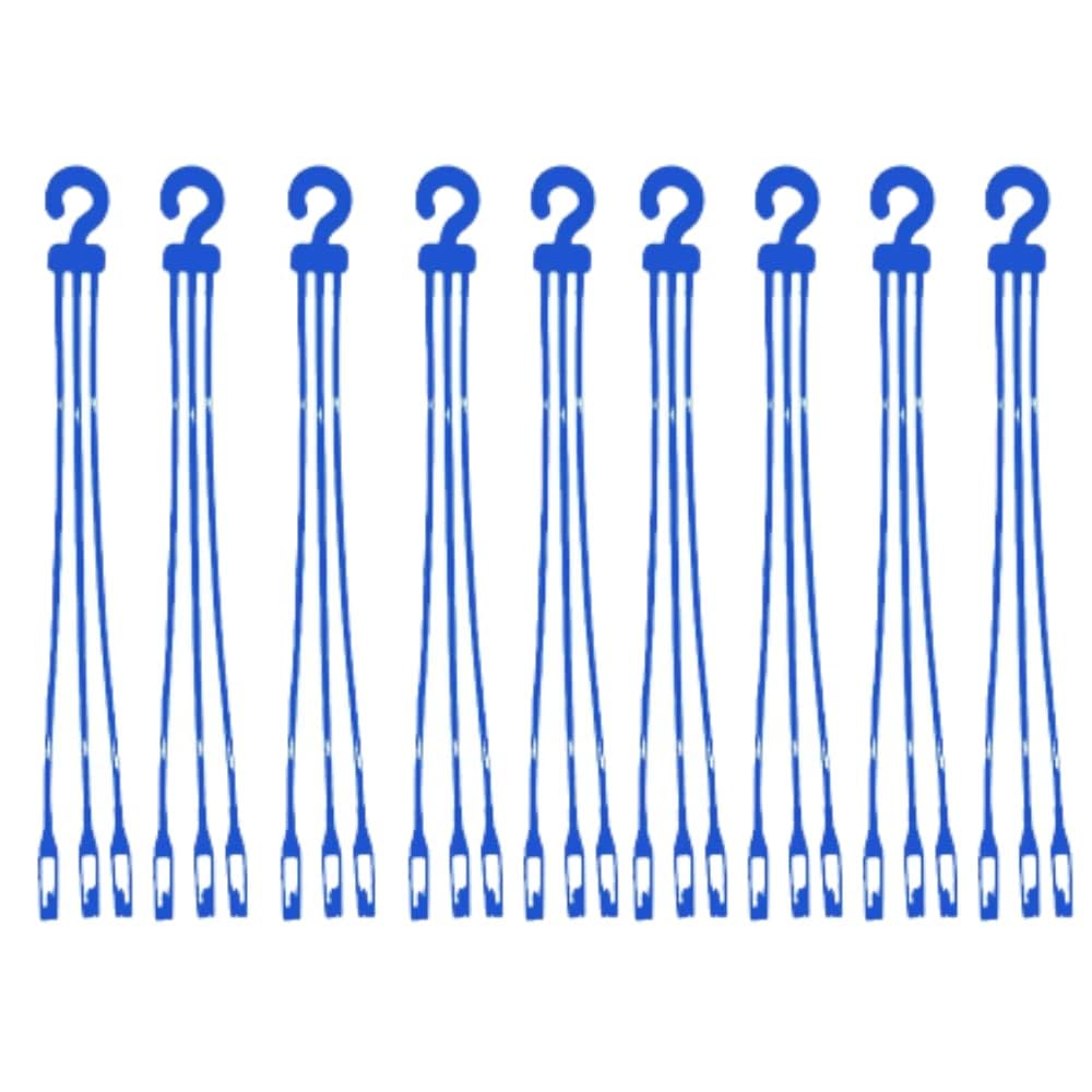 KUMUDAM Plastic Hangers for Hanging Basket/Pot | Hangers for Hanging Pots | Planter Holder | Plastic Hanging Basket Hooks | Flower Pot Hangers for Outdoor and Indoor | (Blue, 25) (B0CYCQMRQD) Amazon Price History, Amazon Price Tracker