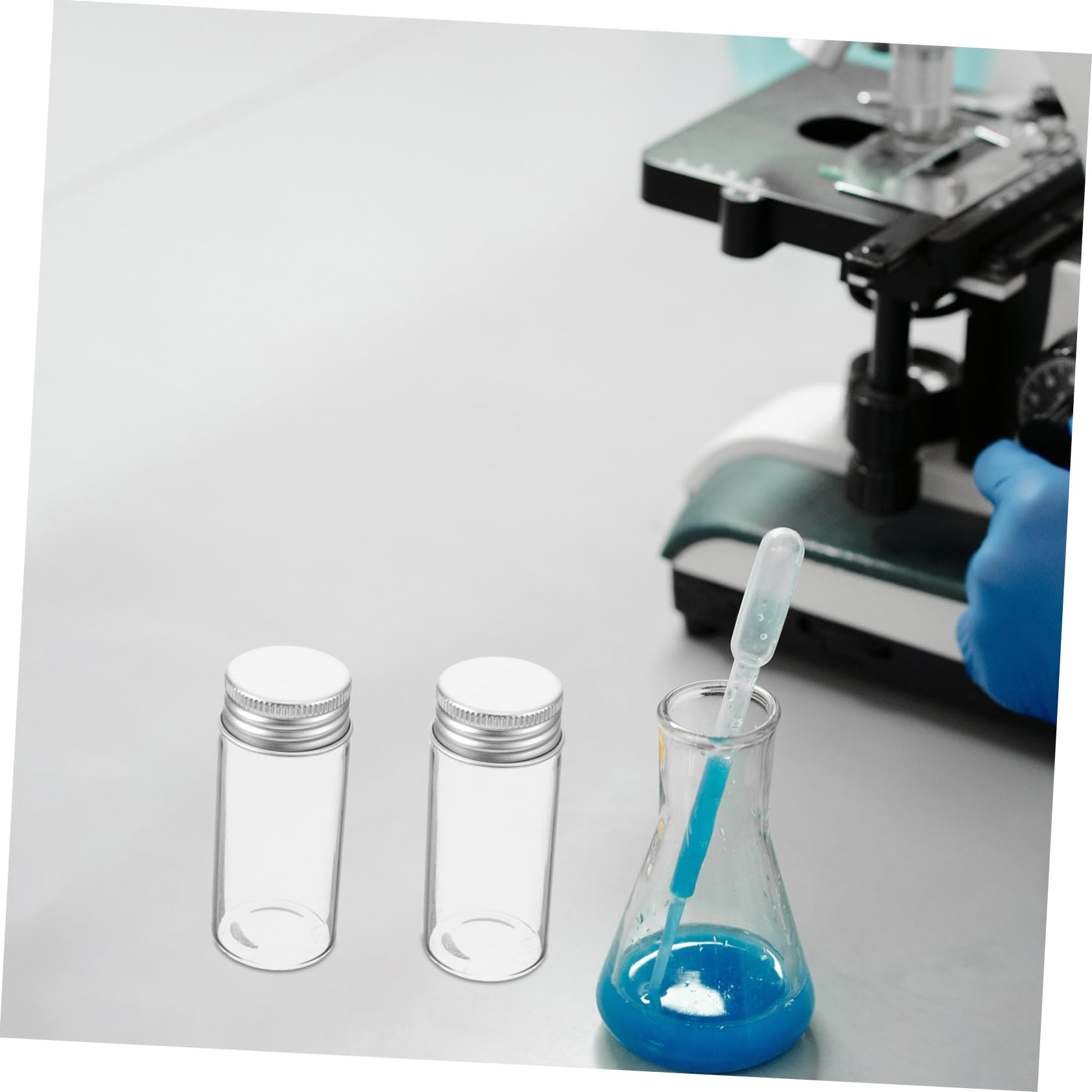 24 Stück Reagenzgläser aus Glas mit Deckel 30ml für Aufbewahrung