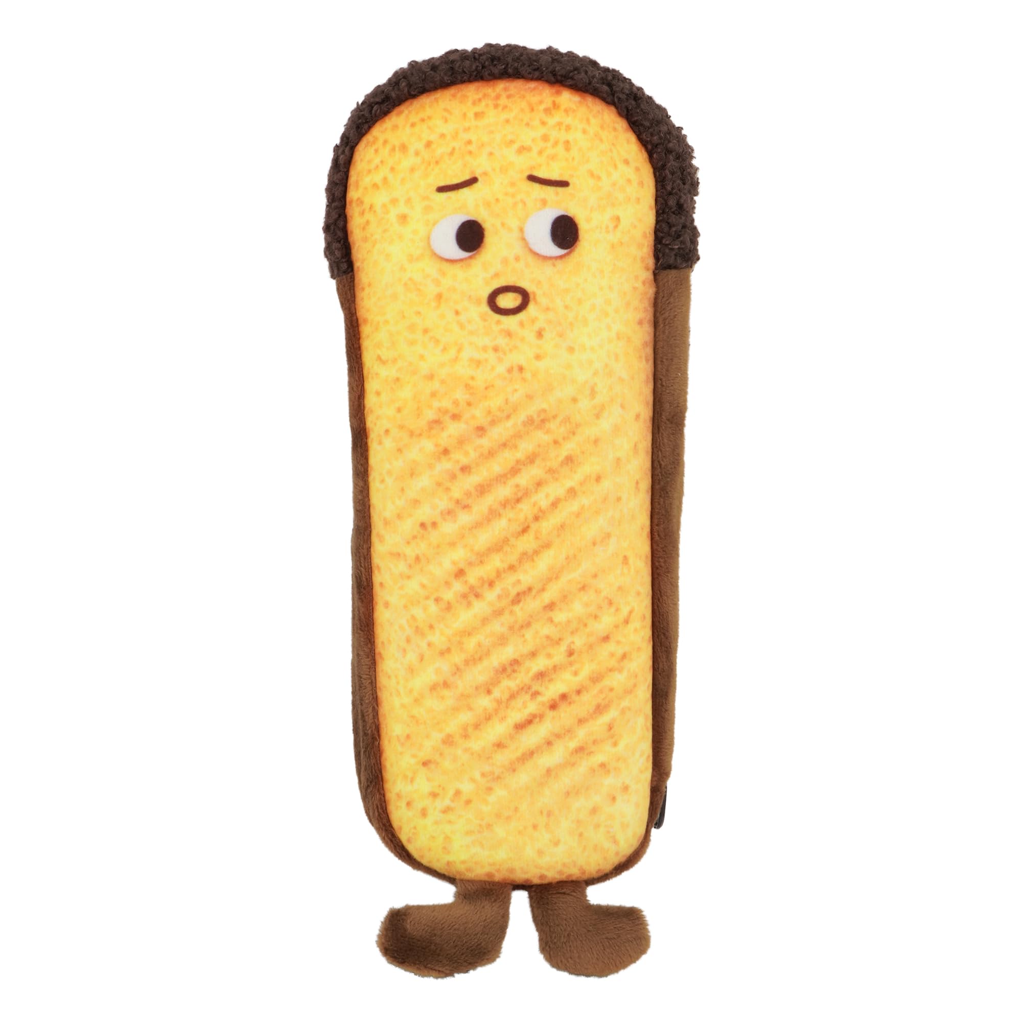Minache Women Expression Bread Plush Pen Pencil Case Stationery Pouch Ladies Cosmetic Bag