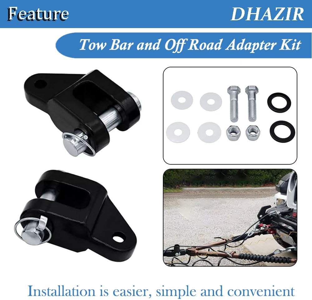 BX88296 BX88357 Tow Bar and Off Road Adapter Kit 7/8” Dia Fit for Blue Ox Avail BX7420, Ascent BX4370, Aventa II BX7335, Alpha BX7365, Aventa BX7445, Alladin BX4325, Allure BX7460P, Acclaim BX4330 - Image 6