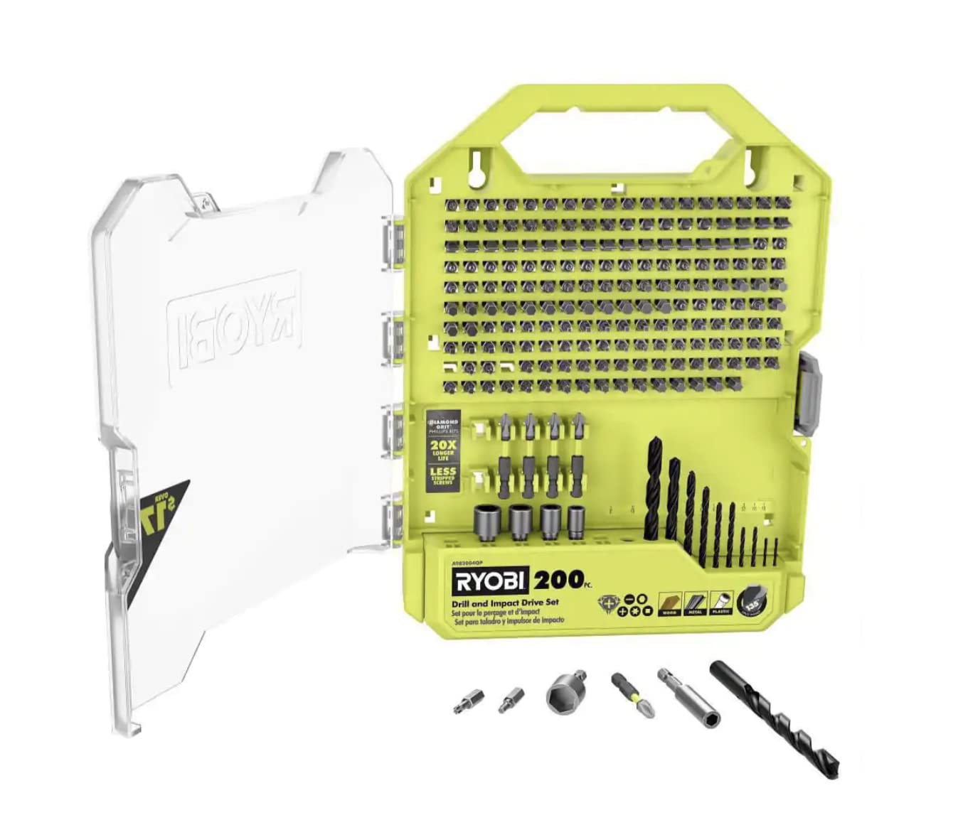 RYOBI 200 Piece Drill and Impact Drive Set - Image 7