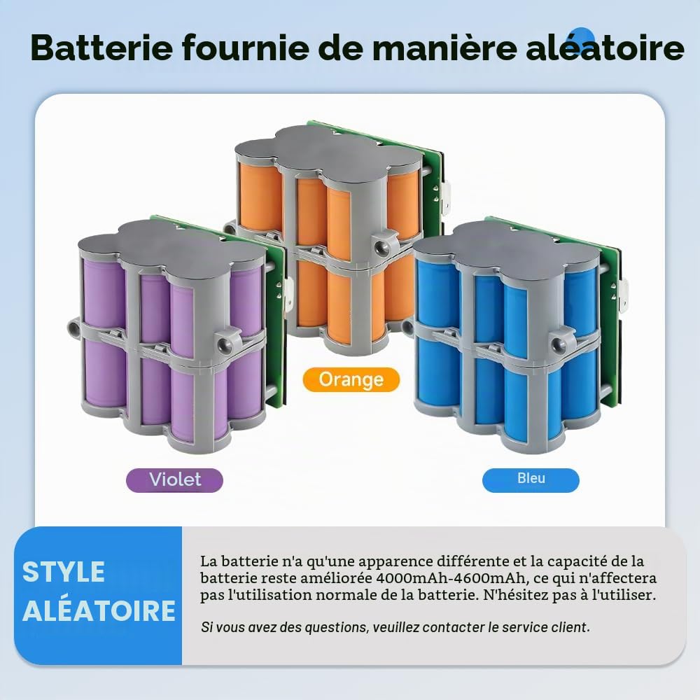 21.6V Aspirateur Laveur Batterie de Rechange pour Tineco Floor One S5 / S5 Pro / S5 Pro 2 / S5 Smart / S5 Steam/ S5 Combo /S5 Extreme/S5 Intelligent - Longue durée(1 Batterie + 1 Pinceau + Ruban 3M)