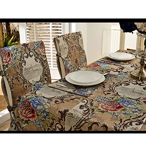 Nappe rectangulaire de Noël pour protéger et décorer une table de 4 à 8 couverts