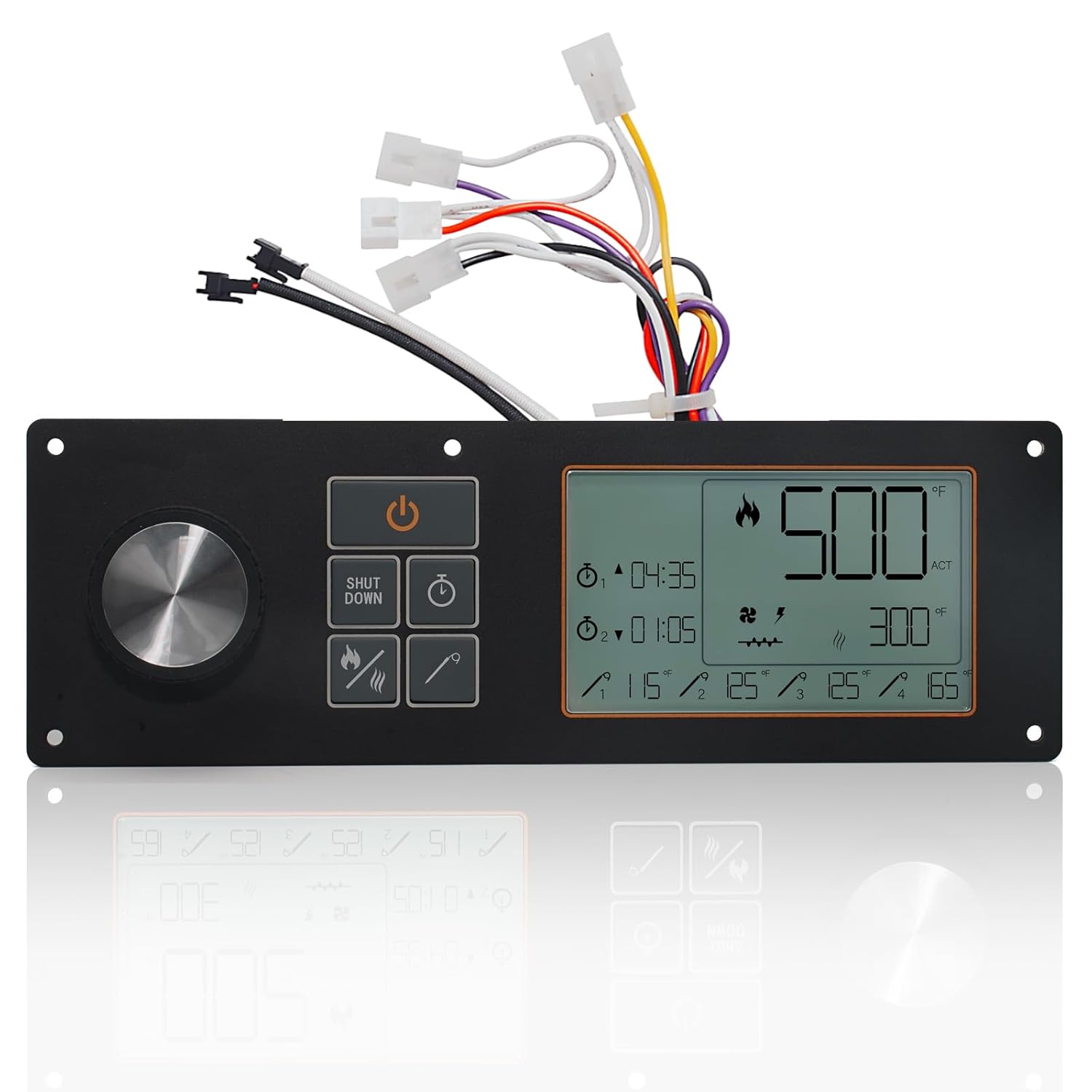 G2 Digital Control Panel Circuit Board Replacement Parts for Oklahoma Joe's Rider 1200 DLX and Rider 1200 DLX L-Series Generation 2 Pellet Grill Smokers, Replacement Part Number 16813-08
