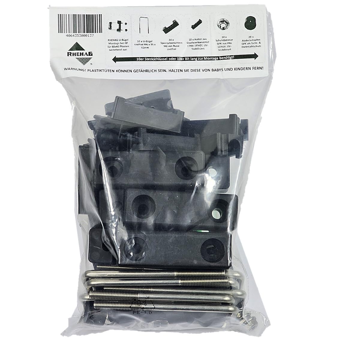Zestaw montażowy GF 60 x 40, 10 sztuk, 10 sztuk