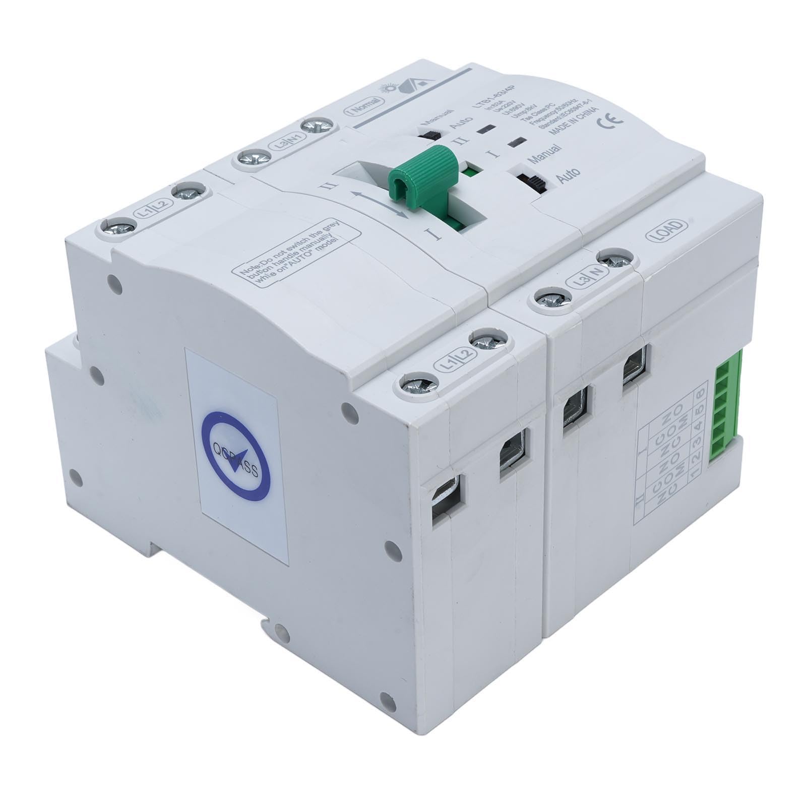 Kadimendium Commutatore Automatico Doppia Potenza Seamless 63A per Impianto Elettrico Residenziale