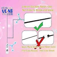 Vista 4 de Divertido carrete de insignia de flebotomía, clips retráctiles para insignias, It's the Veins for Me, lindos flebotomistas enfermeros, carretes