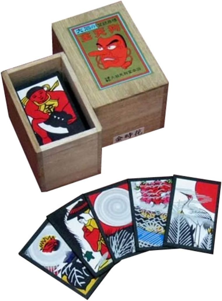 Ooishi Tengudo Hnafuda Flower Cards Chihoufukkokuban Kintokihana (Japanese Hanafuda Playing Cards Game)