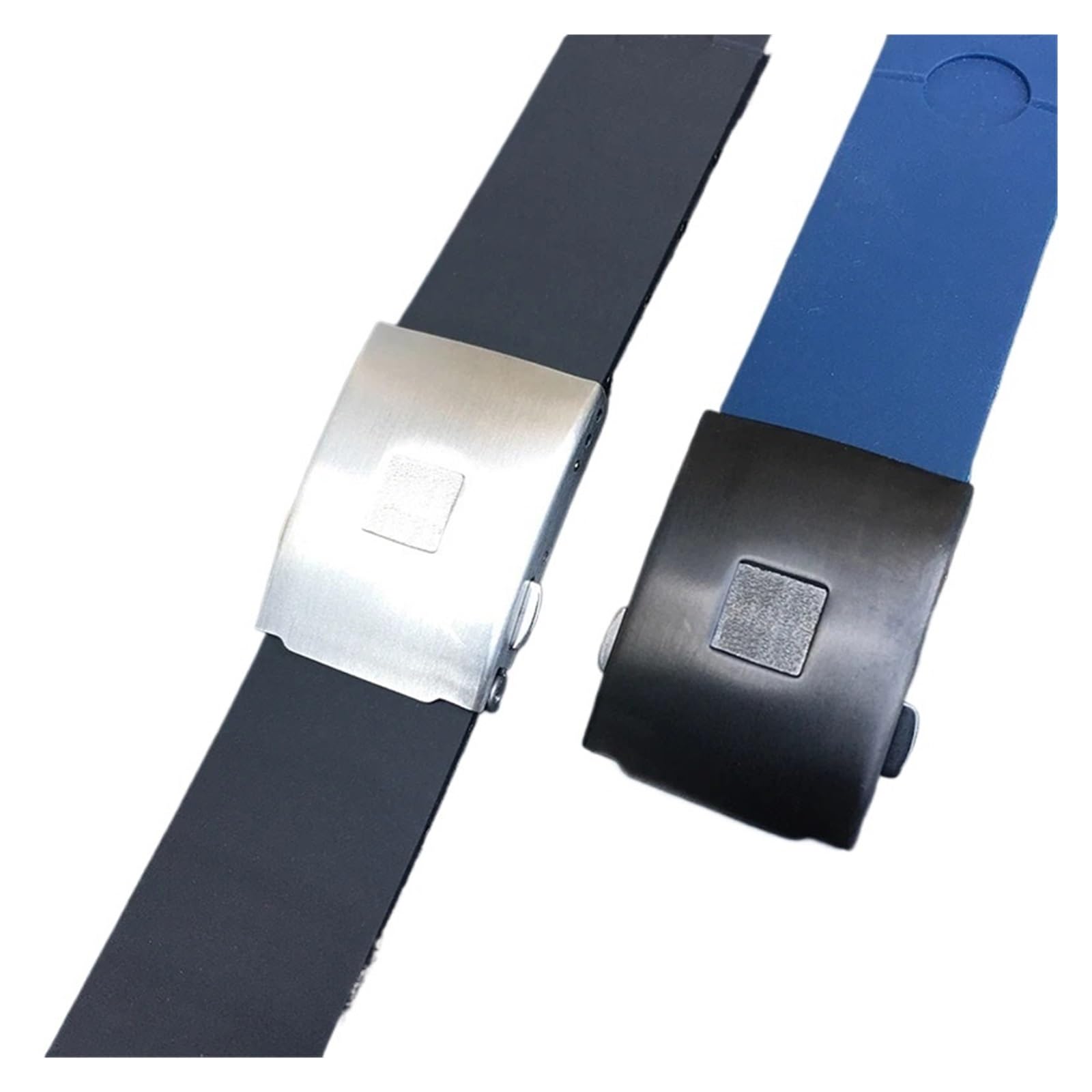 FYYFS Bracelet de montre en caoutchouc et Silicone, 20mm, noir, bleu, Orange, boucle pliante, étanche, Compatible avec la montre Tissot PRS516 T044
