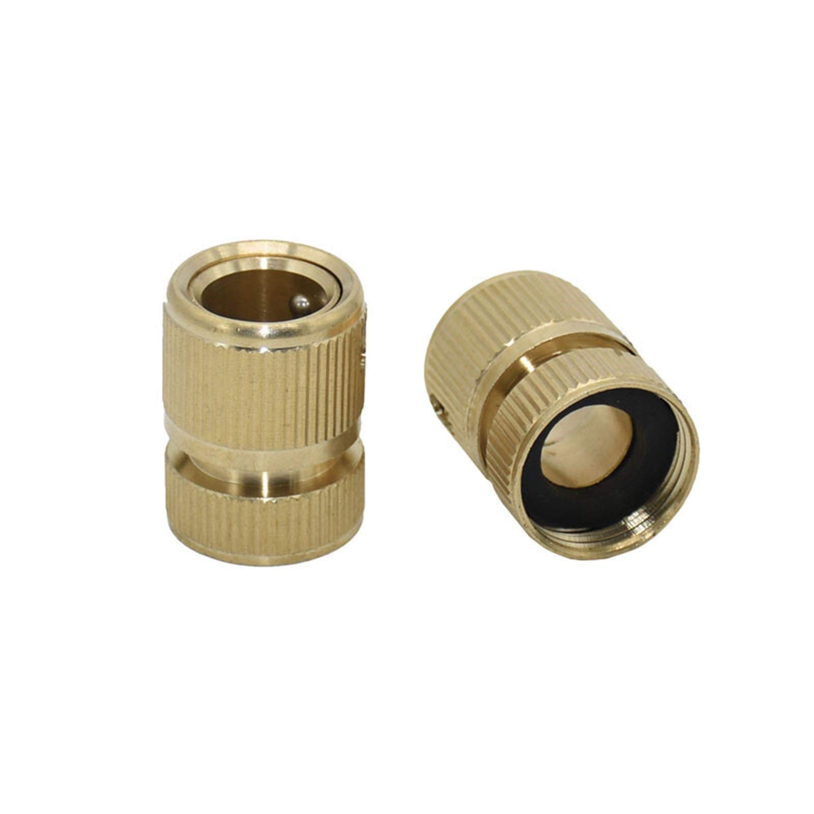Accessori di giunzione per tubi flessibili Femmina G3 / 4 Connettore rapido Brass Autolavaggio Acqua Acqua Pistola for acqua 5/8 "Adattatore for connettore di irrigazione da giardino in rame 8pcs