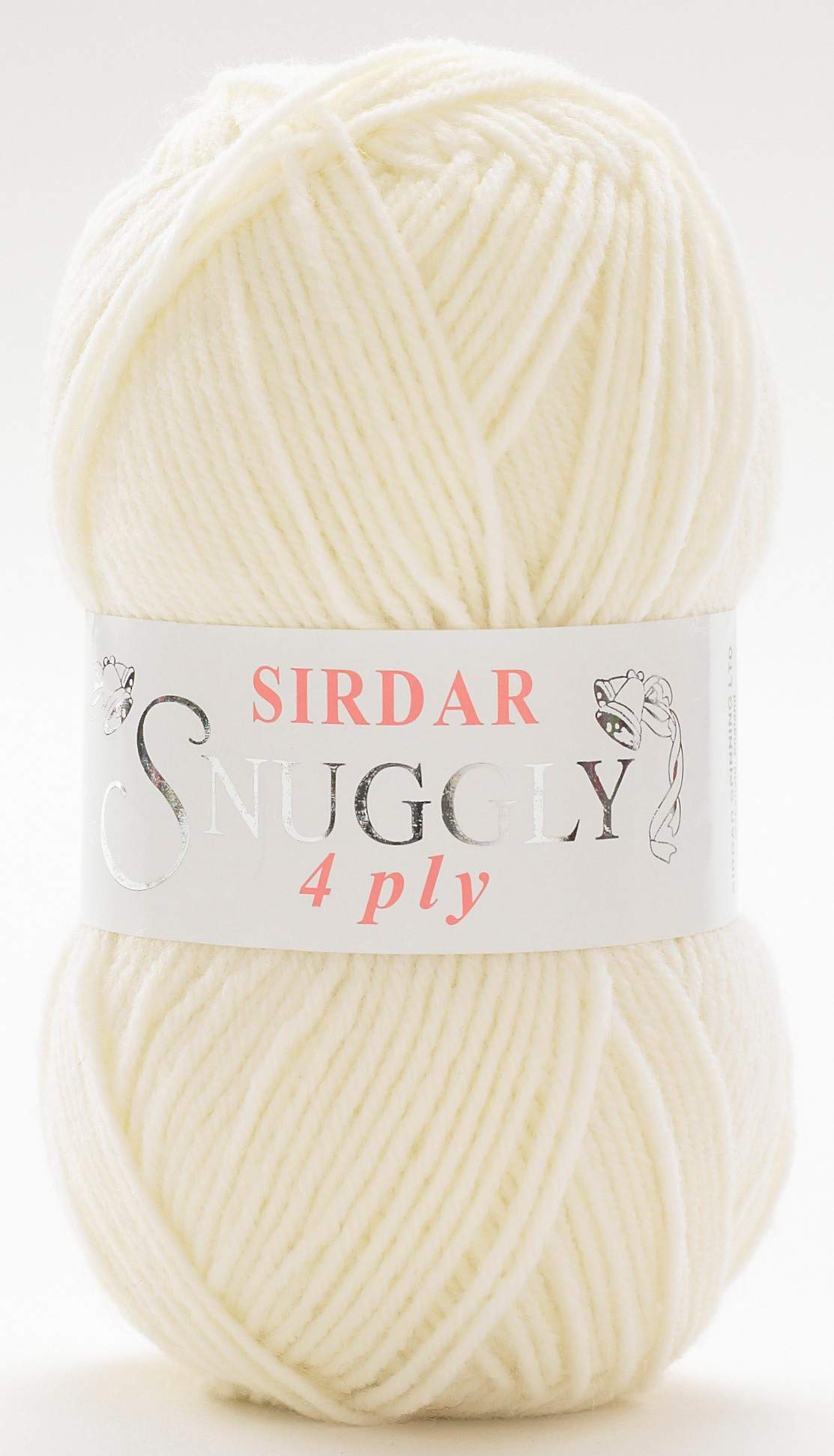 Sirdar Cream Snuggly 4 Ply Knitting Wool/Yarn 303 - Per 50G Ball