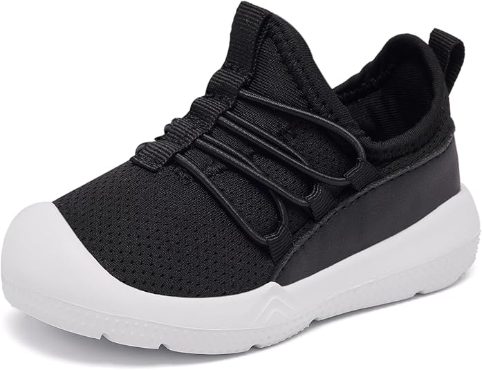 MORENDL Toddler Sneakers Infant Baby Walking Shoes Girl Boy Tennis Lightweight Slip On Shoes