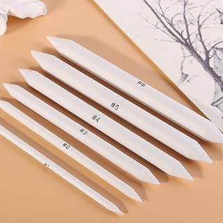 Blending Stumps Pack – 6pcs Paper Art Blenders for Sketching & Shading, Essential Drawing Tools for Artists & Students - C... Price In India