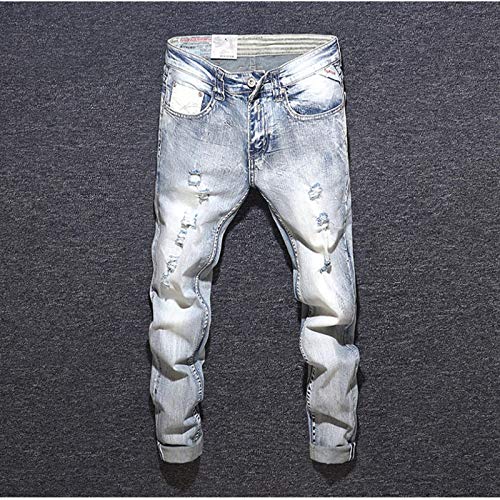 🍀pantalon mezclilla azul claro hombre Para Comprar ✔️ vaqueros.store - 【  2022 】
