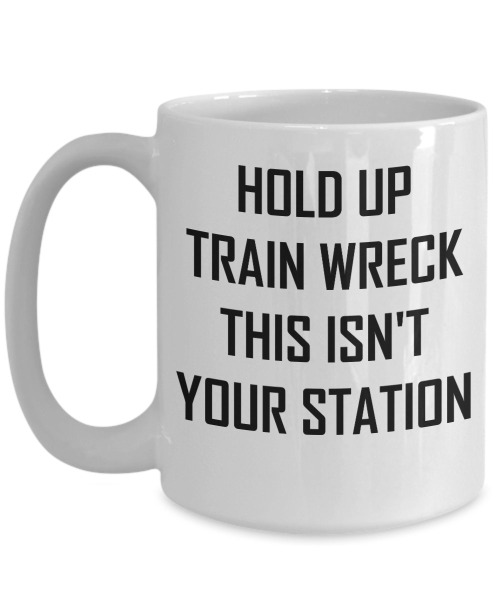 Train Wreck Mug