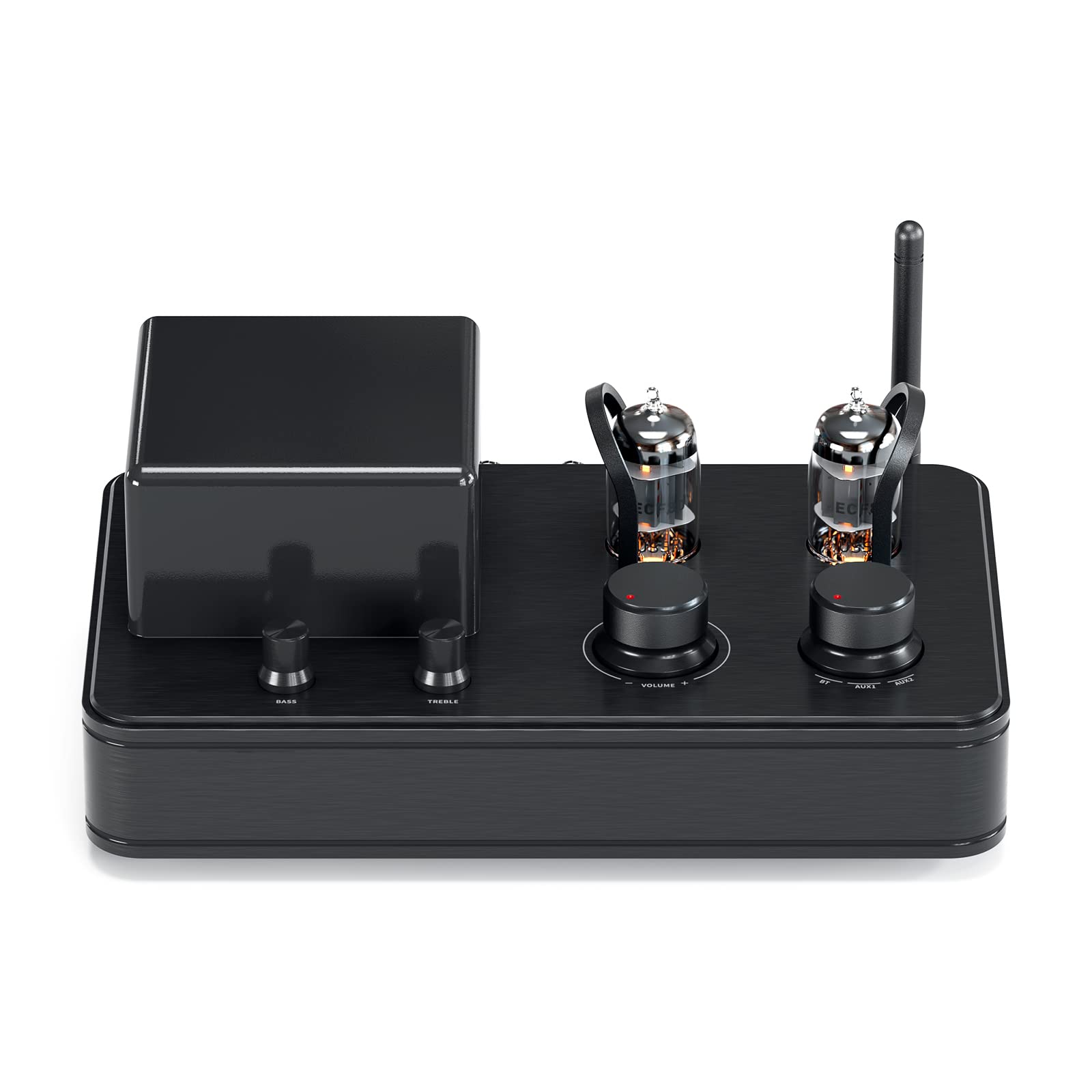 2.1-kanałowy Wzmacniacz Odbiornika Stereo Bluetooth 5.0, Lampowy Wzmacniacz Słuchawkowy AB Hi-Fi Do Domowych Głośników Pasywnych, Wyjście Słuchawkowe Z Wejściem Pomocniczym USB