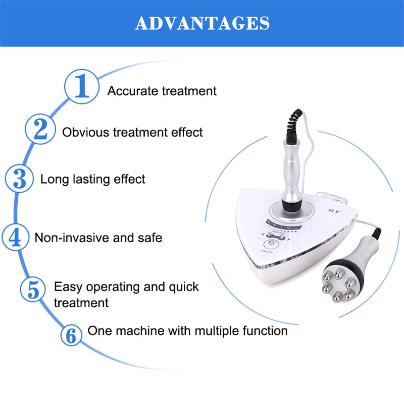 2 in 1 RF Radio Frequency Beauty Machine Eye Skin Care Tool Skin Rejuvenation Skin Tighten Face Lifting Body Face Massager