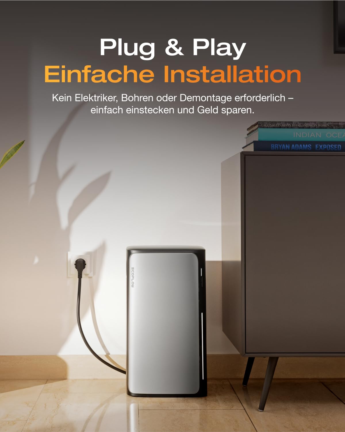 ECOFLOW STREAM AC Pro 0% VAT, Balkonkraftwerk mit Speicher, 1,92kWh Solarspeicher, 100% Kompatibel mit allen Balkonkraftwerke, 2300W Dual AC-Anschlüsse, erweiterbar bis 11,52kWh, Plug&Play, IP65, TOU