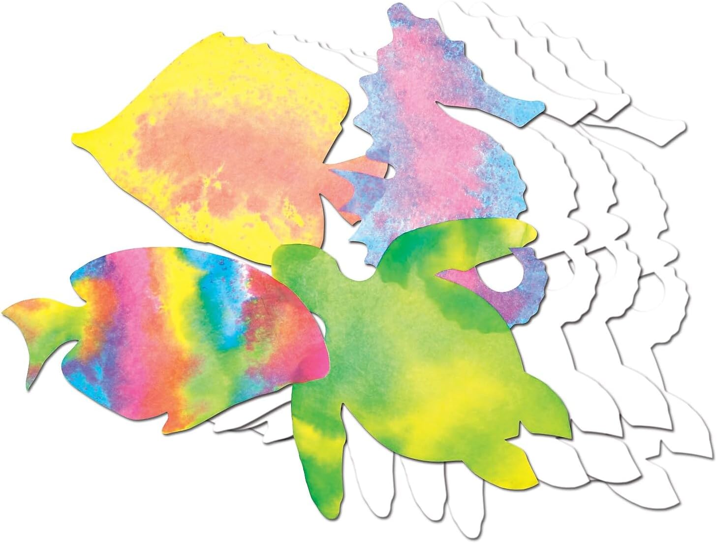 Roylco Color Diffusing Sealife Shapes