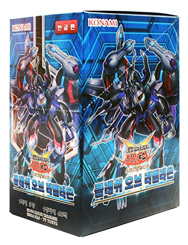 Yu Gi Oh! Konami Yugioh Cartas ARC V Booster Pack Caja TCG OCG 200 Cartas Choque de Rebeliones Corea Ver