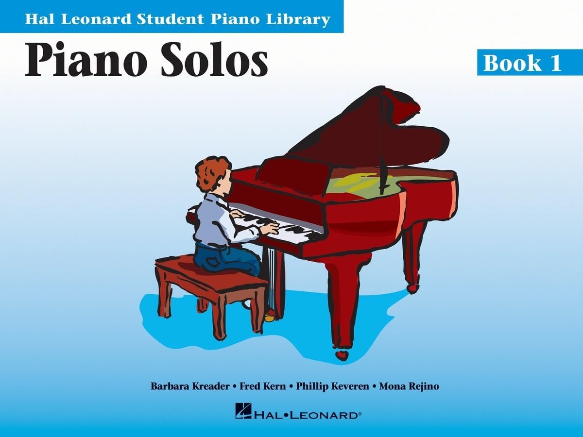 Piano Solos Book 1 Hal Leonard Student Piano Library Educational Piano Library Sheet Music Beginner Piano Method Songbook with 14 Original Pieces and Various Composers